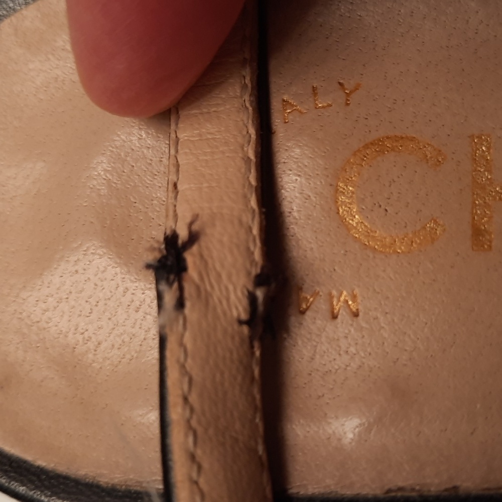 Chanel Black Slingback sz 37 - Picture 7 of 7
